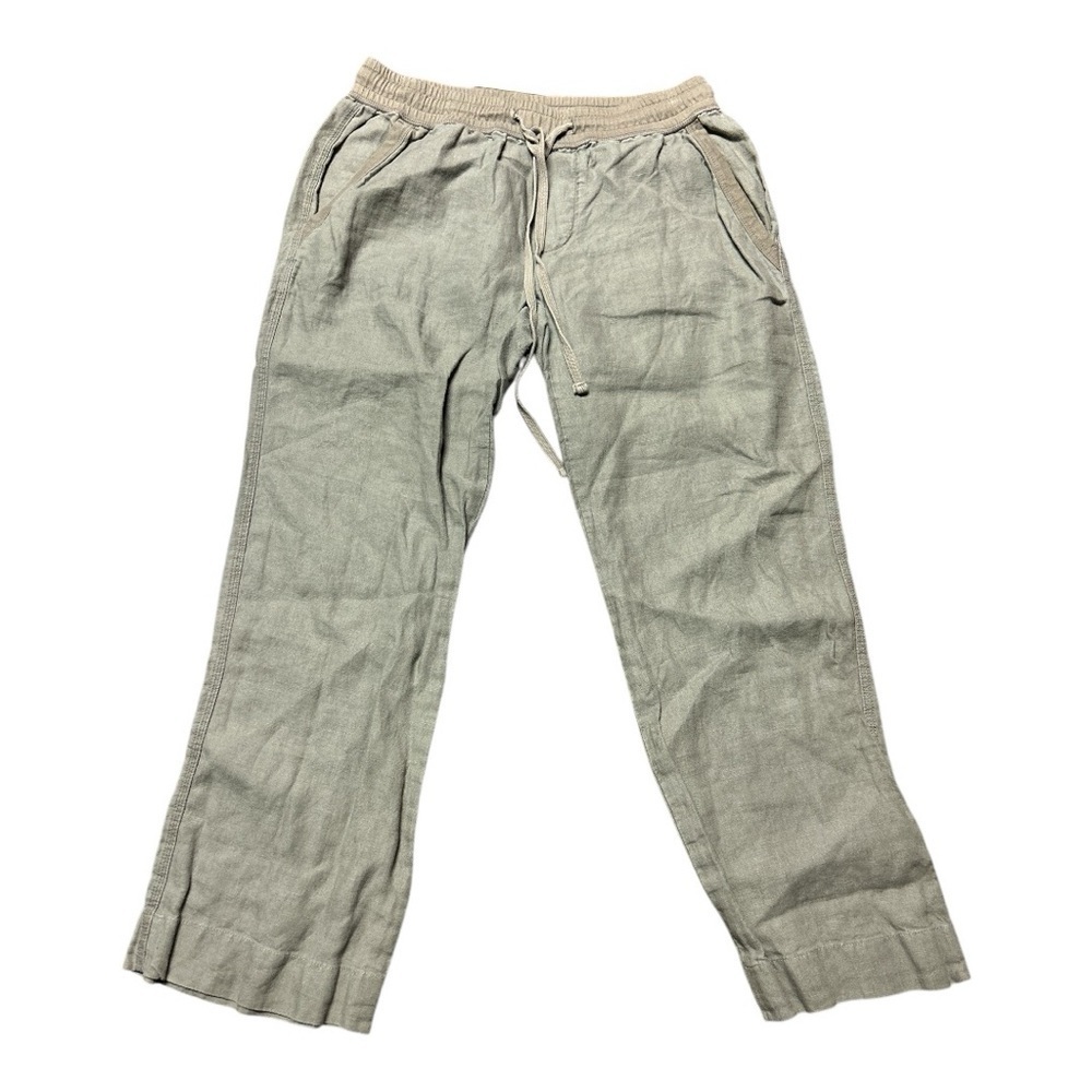 Standard James Perse Women's Matchstick 100% LINEN Straight Pants - Picture 2 of 6